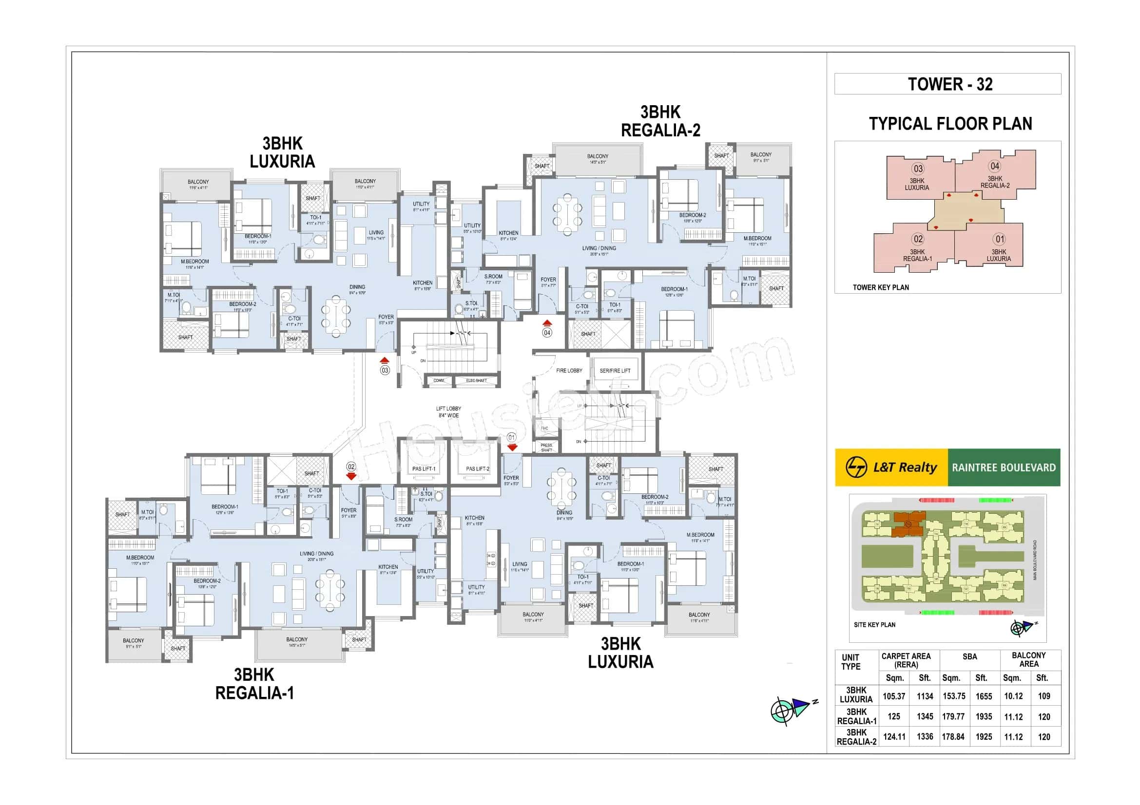 L&T Raintree Boulevard Floor plan 7