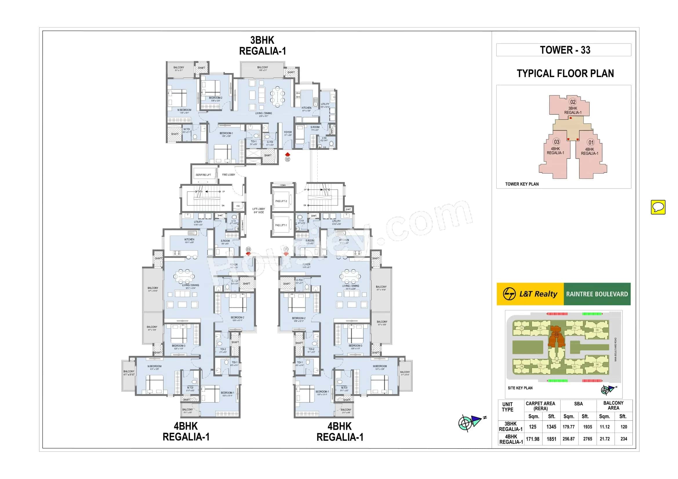 L&T Raintree Boulevard Floor plan 8