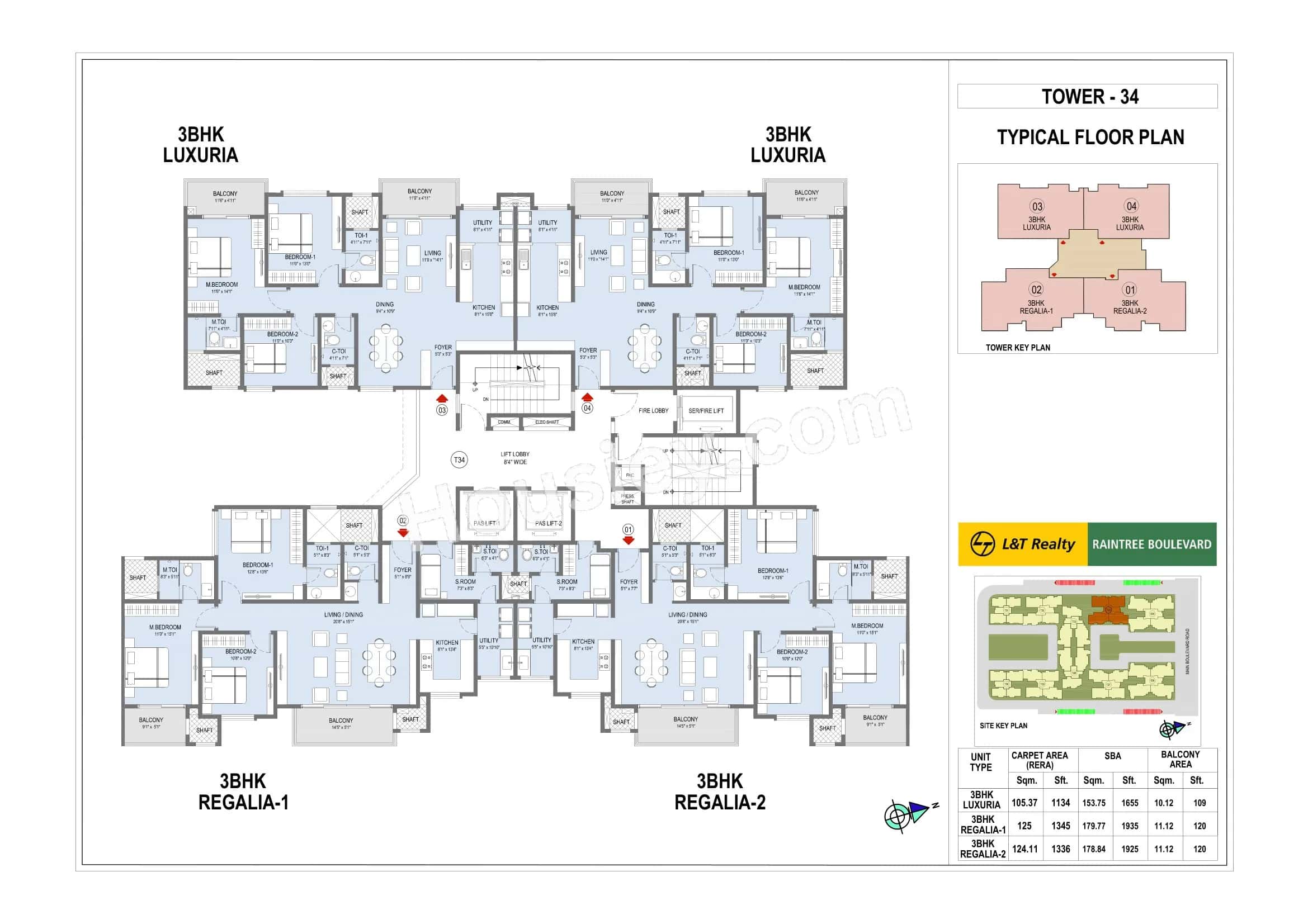 L&T Raintree Boulevard Floor plan 9
