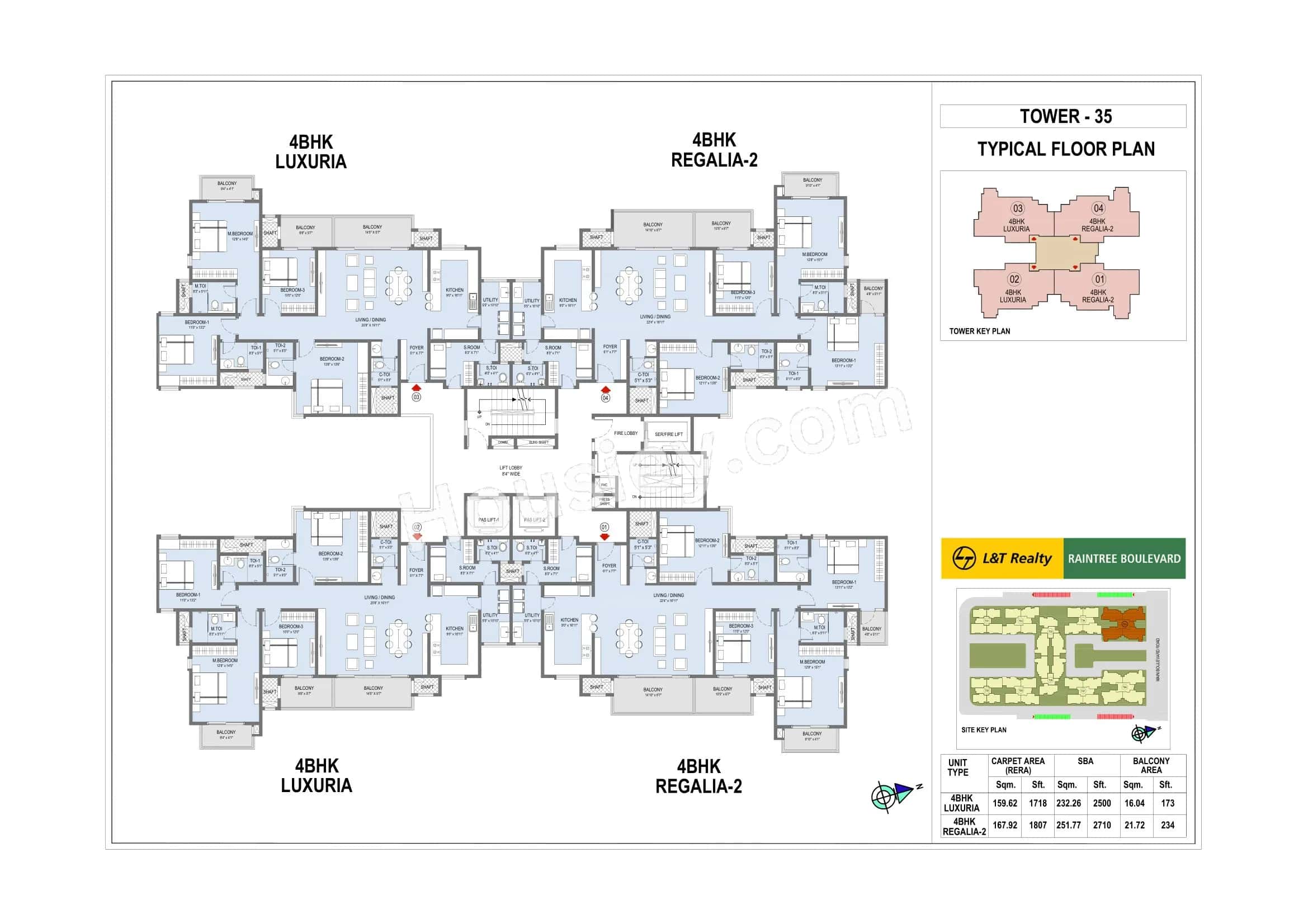 L&T Raintree Boulevard Floor plan 10