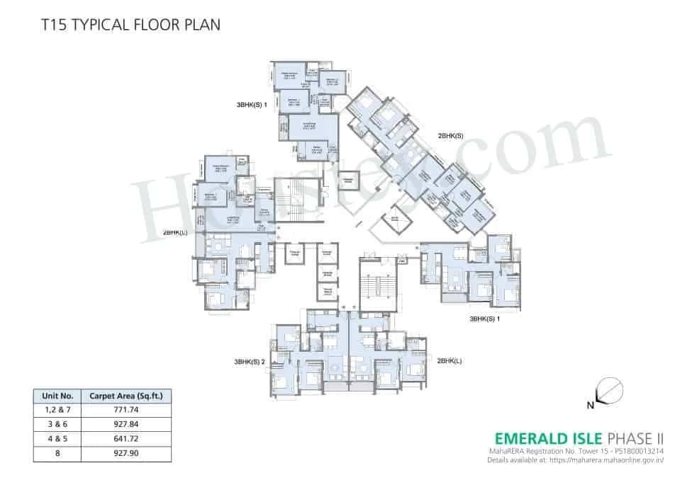 L&T Veridian Floor plan 3