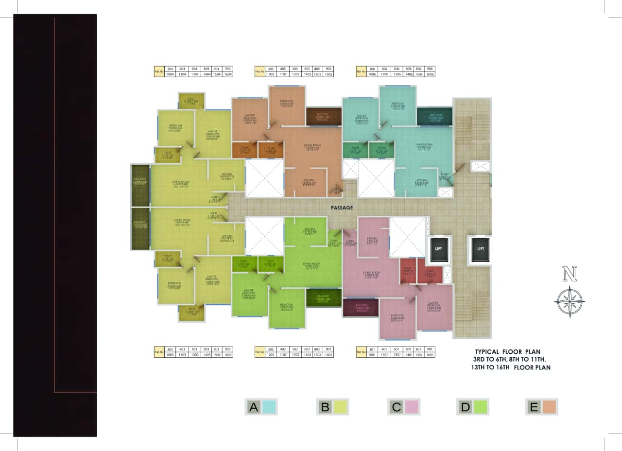 Manav La Centra Floor plan 2