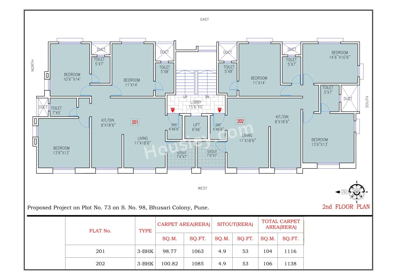 Lahoti Aakar Apartment Floor plan 2