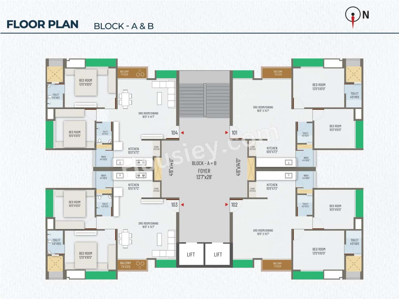 Laxmi Aleta Floor plan 3