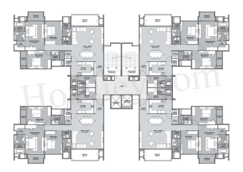 Lodha Belmondo Floor plan 3