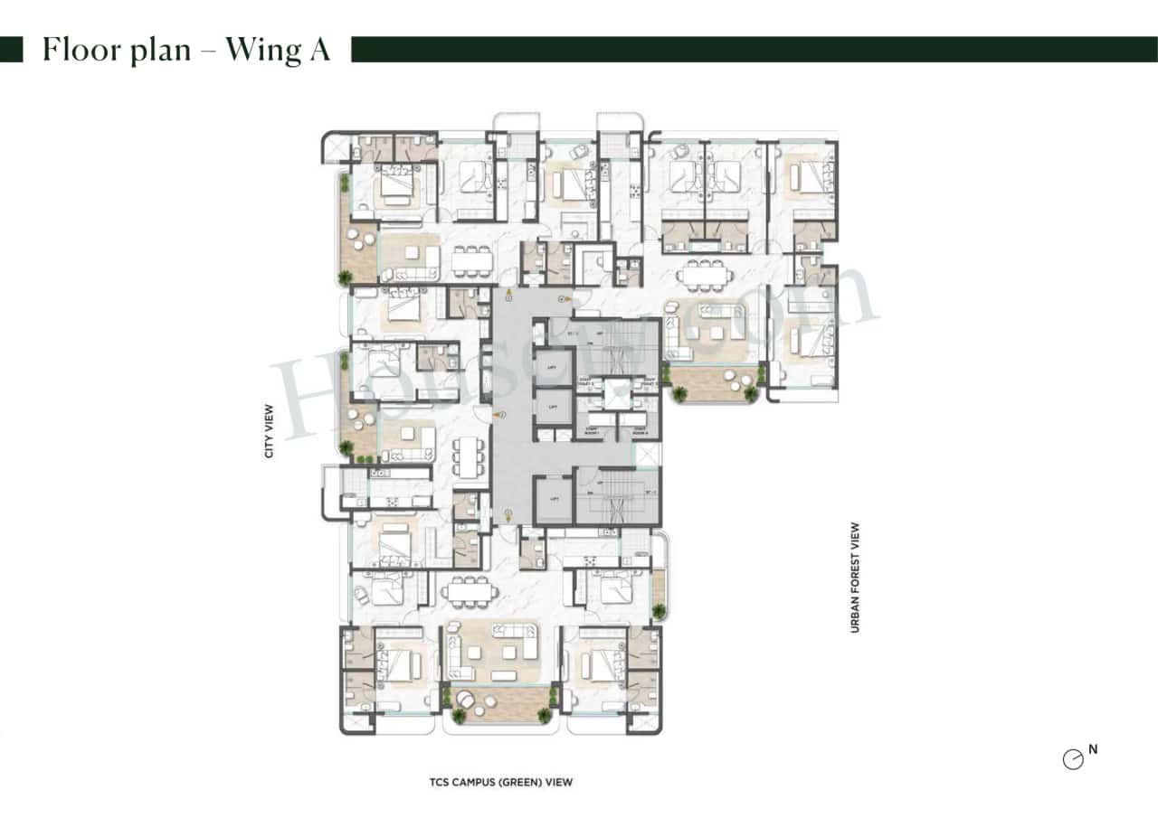 Lodha Acenza Floor plan 3