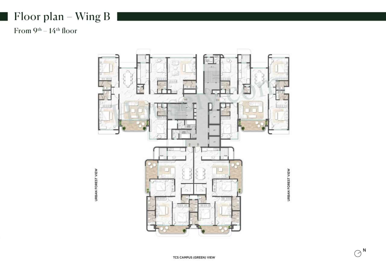 Lodha Acenza Floor plan 1