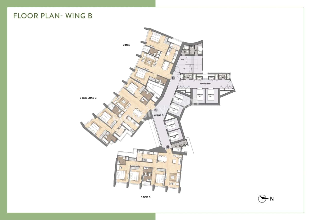 Lodha Adrina Floor plan 3