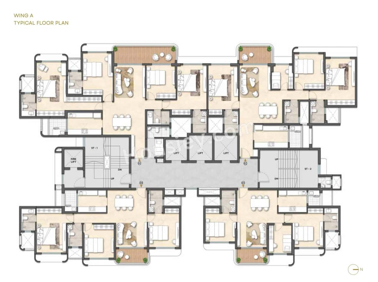 Lodha Altus Floor plan 1