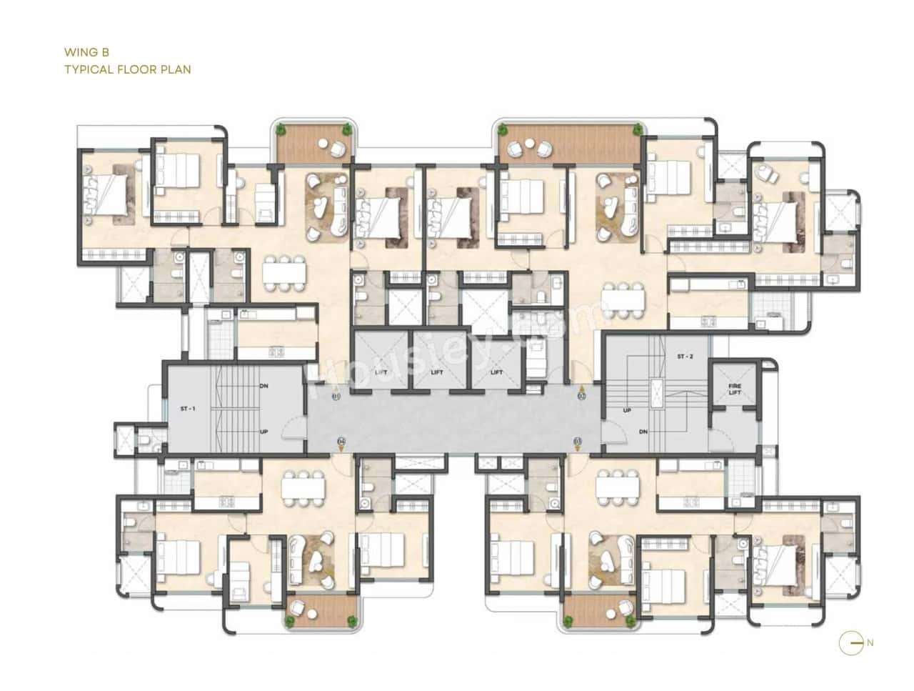 Lodha Altus Floor plan 2