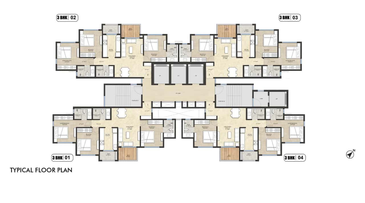 Lodha Amara Floor plan 2