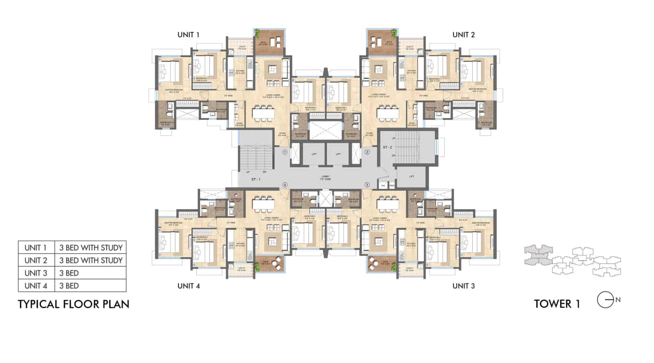 Lodha Bella Vita Floor plan 1