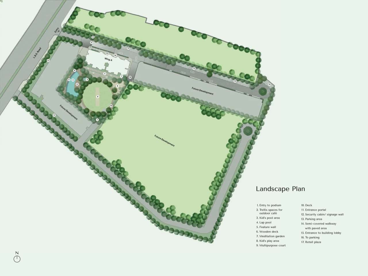 Lodha Casa Evergreen Vikhroli Master Plan