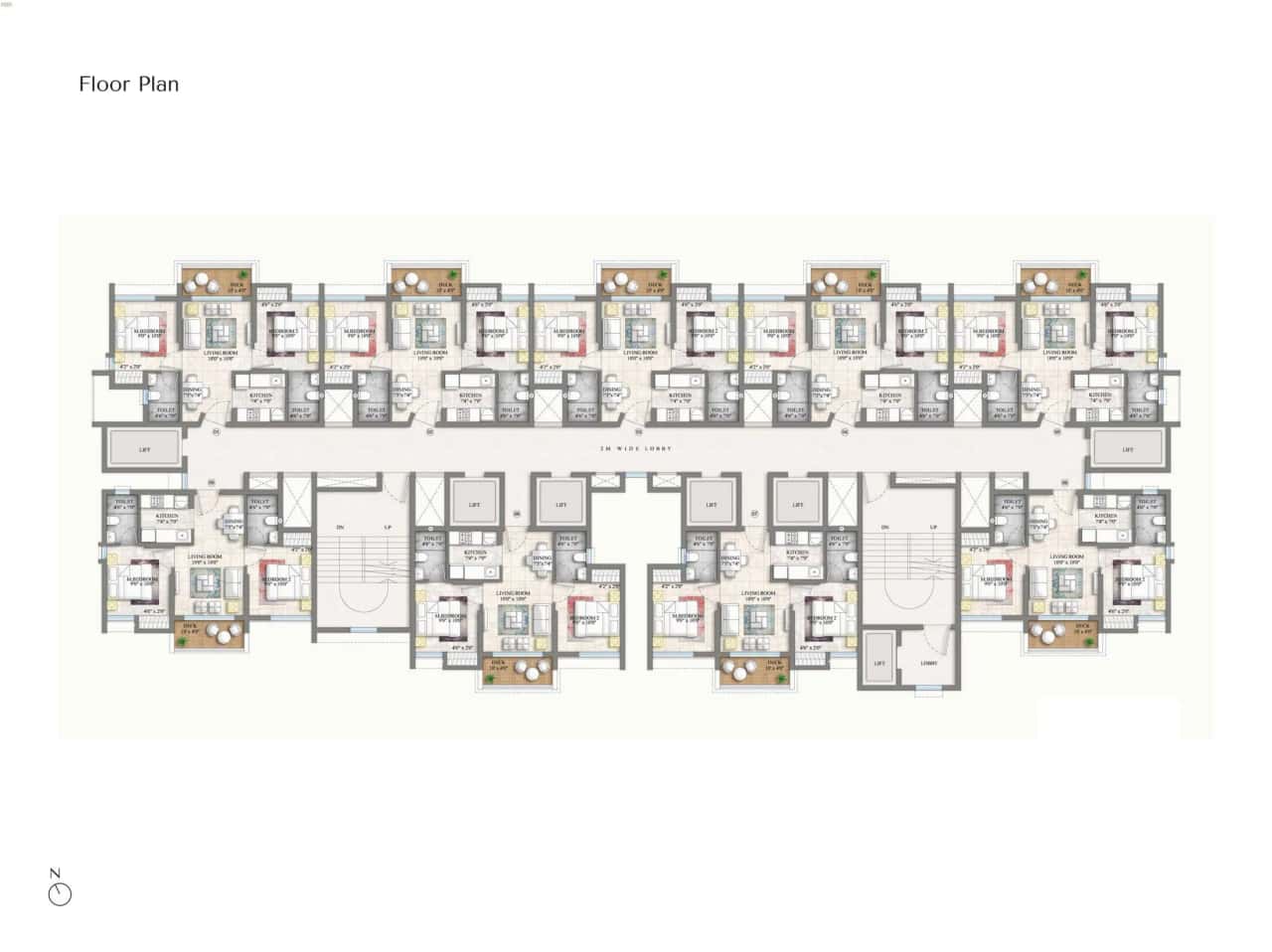 Lodha Casa Evergreen Vikhroli Floor Plan