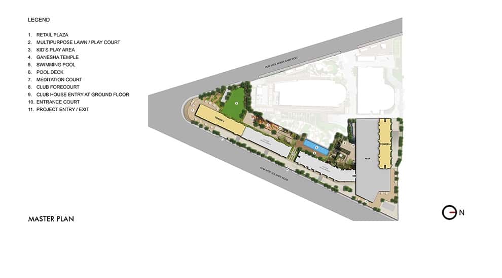 Lodha Crown Kolshet Master Plan