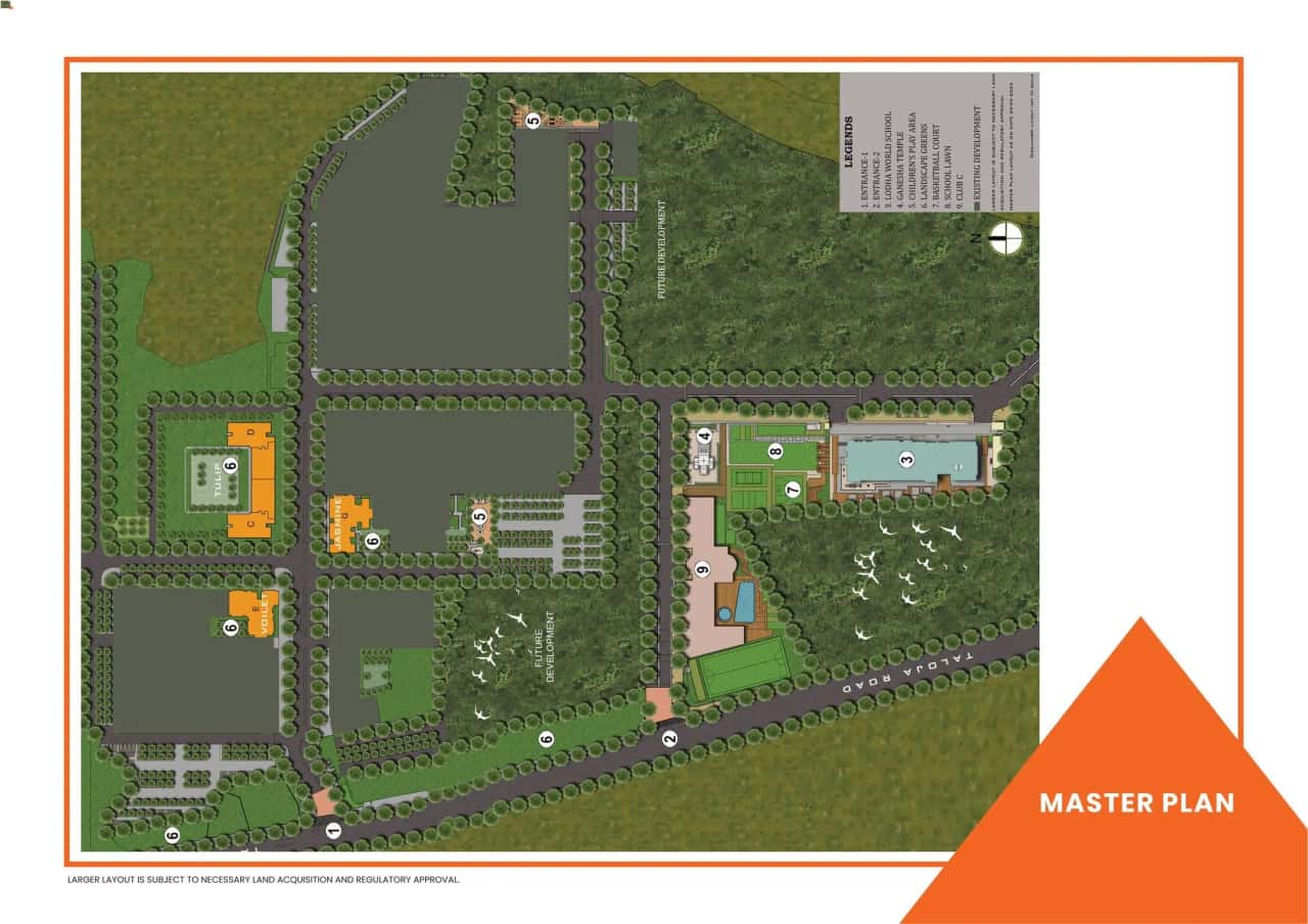 Lodha Crown Taloja Master Plan