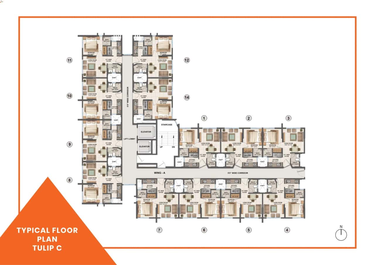 Lodha Crown Taloja Floor Plan