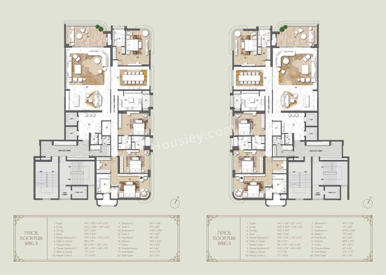 Lodha Cullinan Versova Floor plan 3