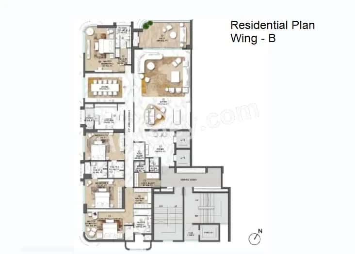 Lodha Cullinan Versova Floor plan 2