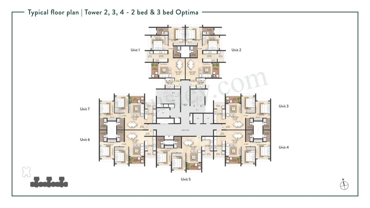 Lodha Giardino Floor plan 5
