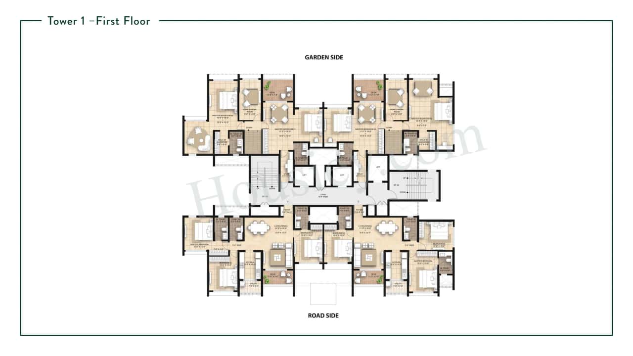 Lodha Giardino Floor plan 1