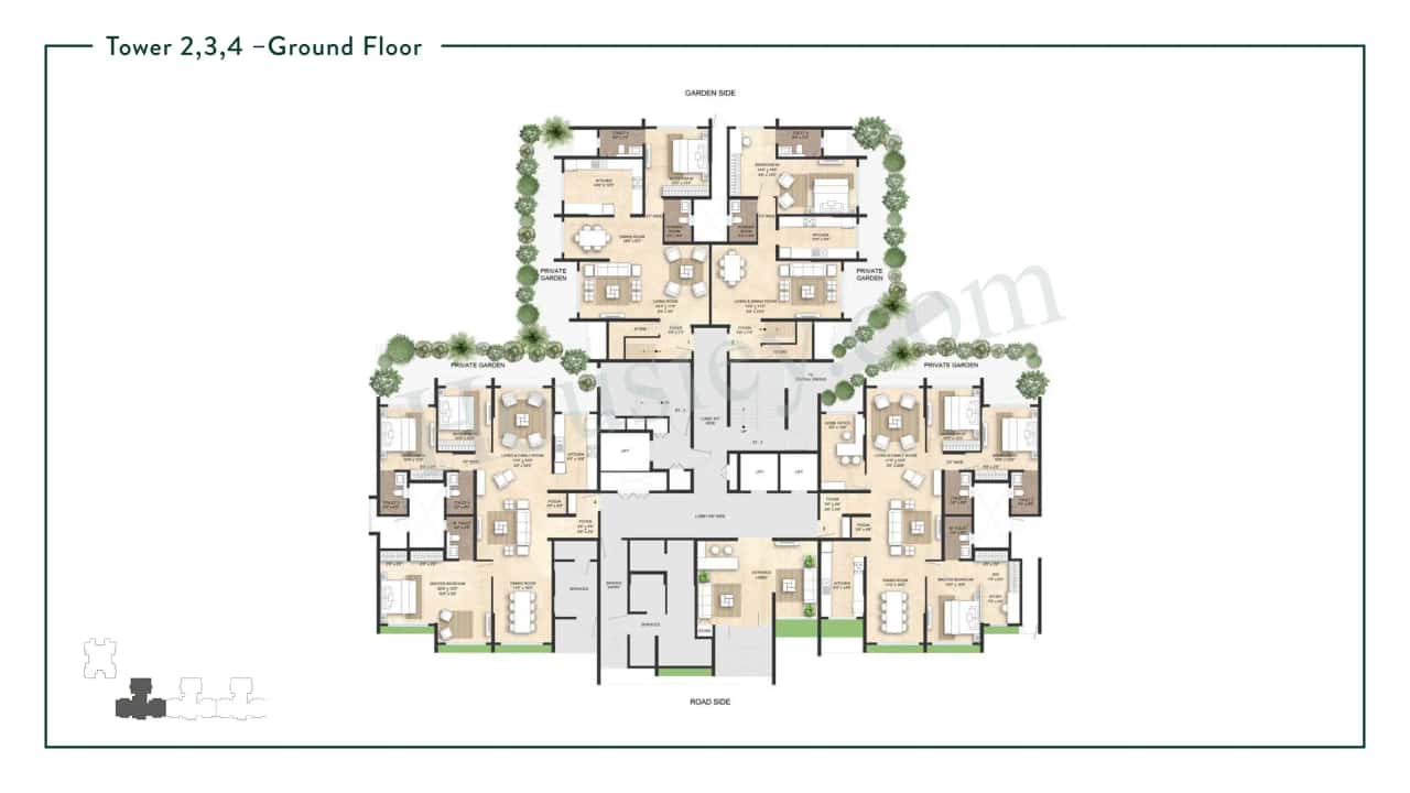 Lodha Giardino Floor plan 4