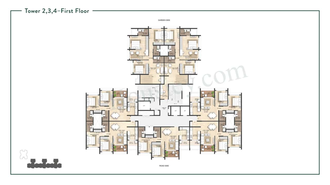 Lodha Giardino Floor plan 3