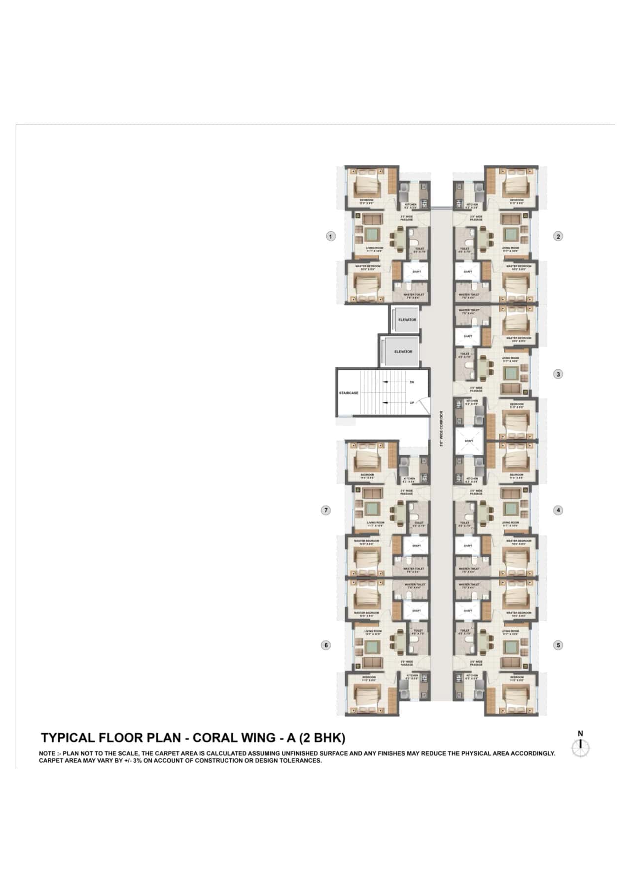 Lodha Crown Manpada Floor plan 2