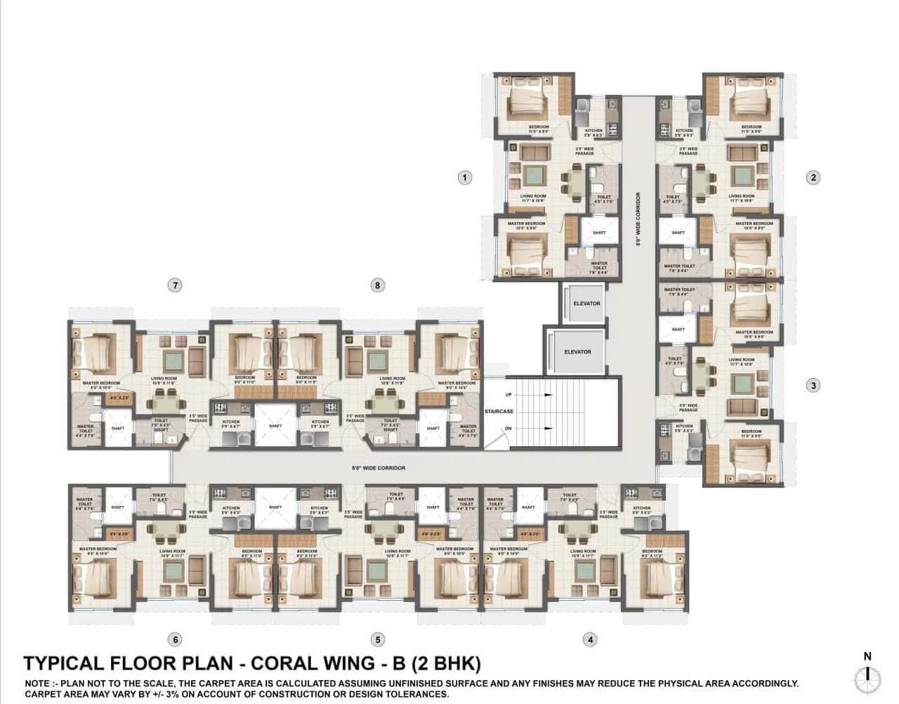 Lodha Crown Manpada Floor plan 1