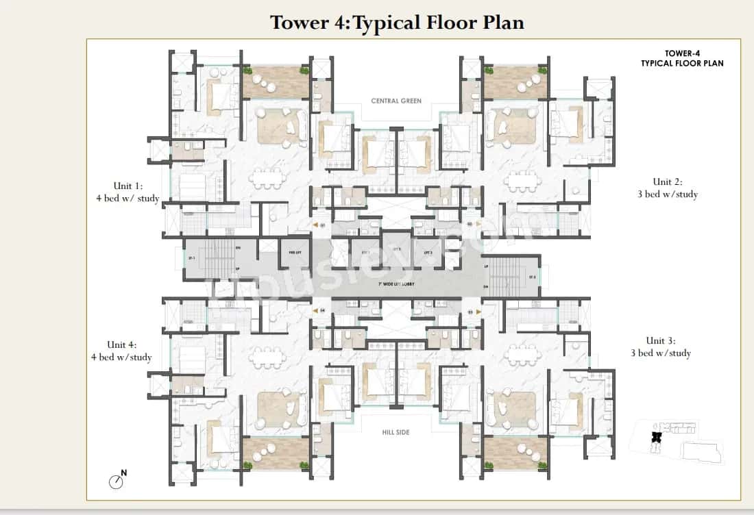 Lodha Massimo Floor Plan