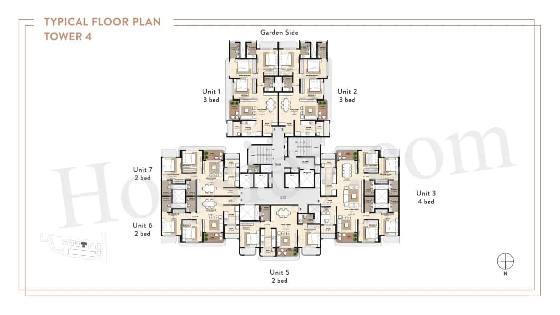 Lodha Panache Floor plan 4