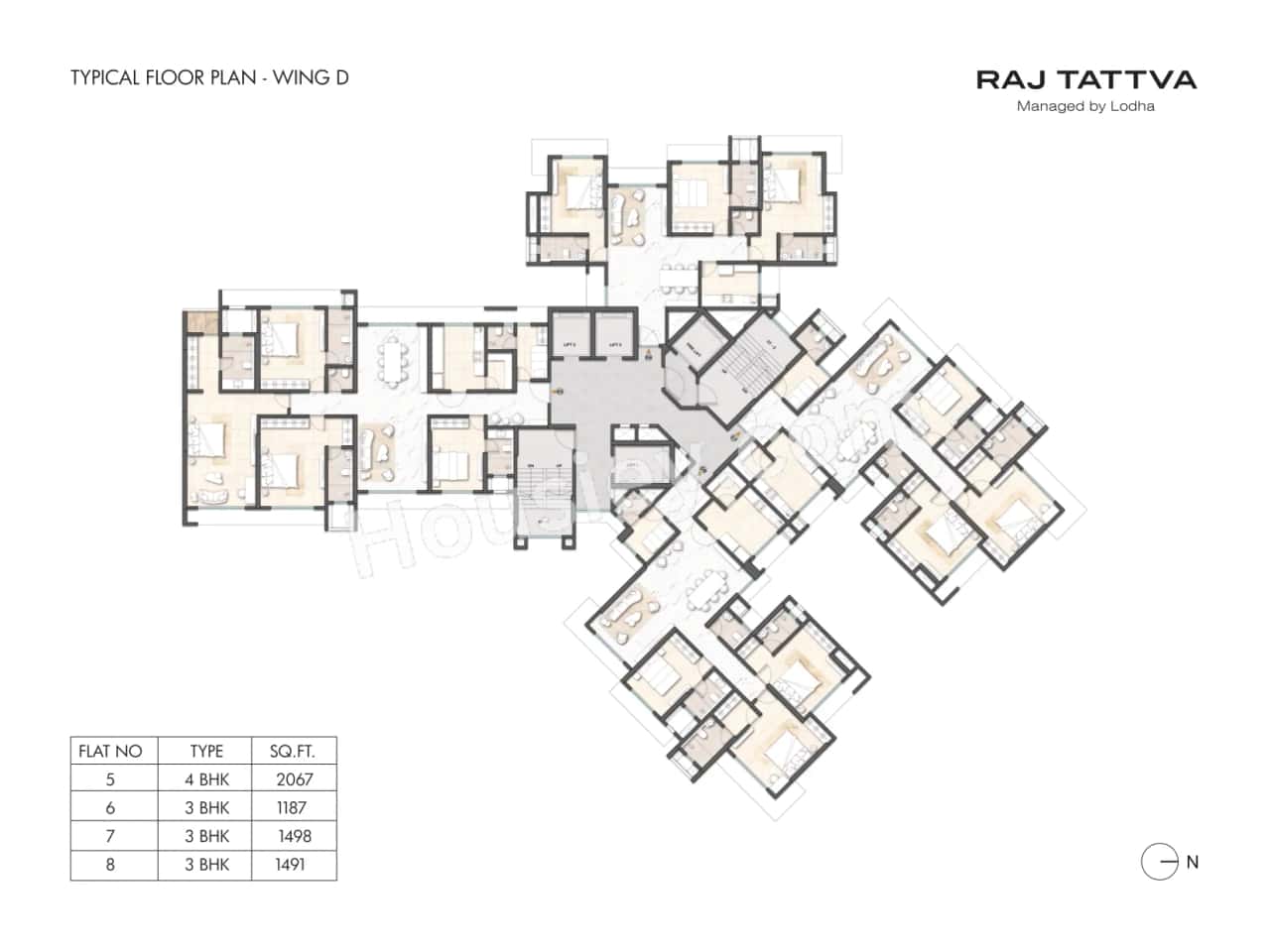 Lodha Raj Tattva Floor plan 2