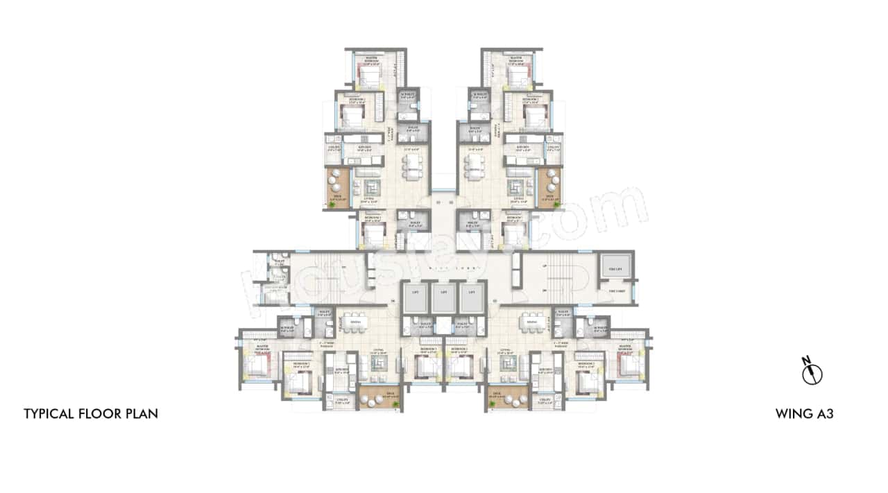 Lodha Riservo Floor plan 1