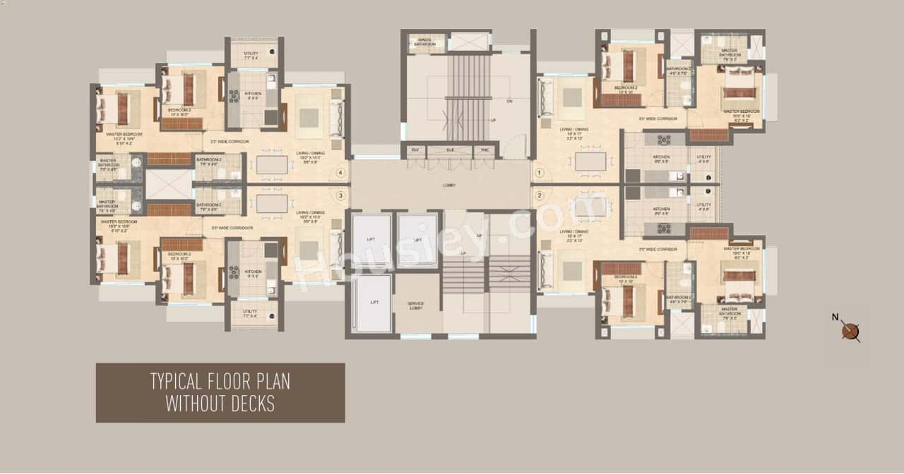 Lodha Vista Floor plan 3