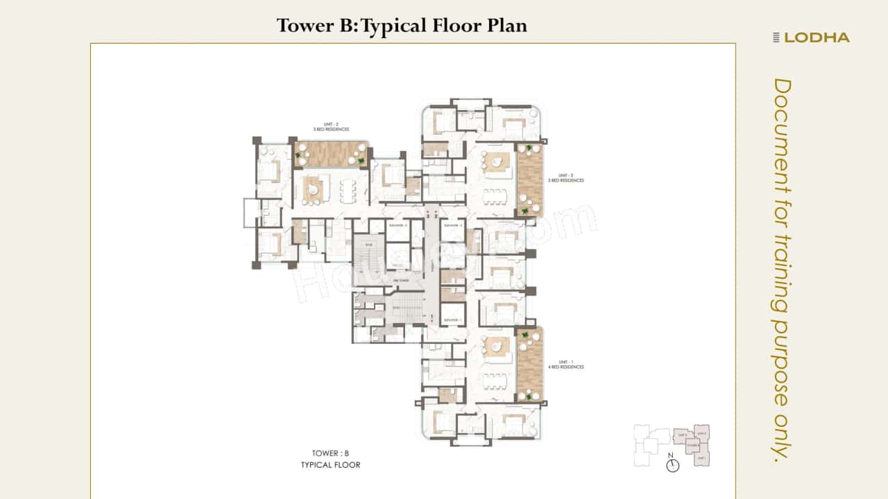 Lodha Kothrud Floor plan 1