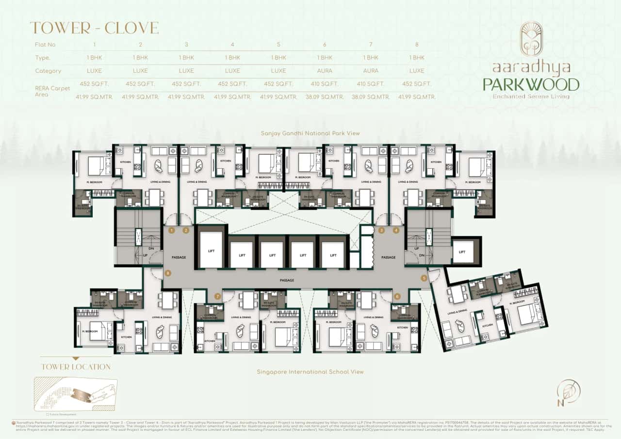 MICL Aaradhya Parkwood Floor plan 1