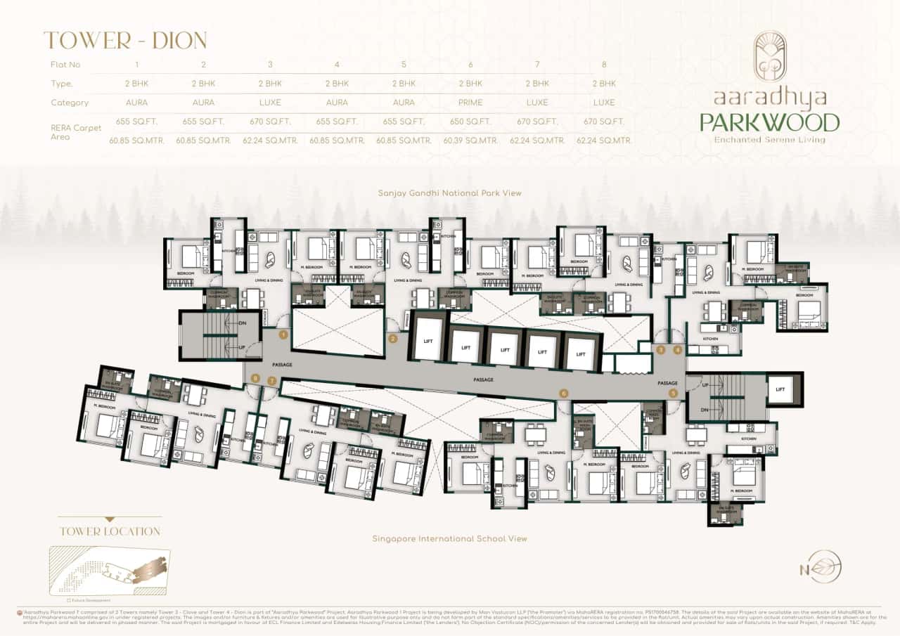 MICL Aaradhya Parkwood Floor plan 2