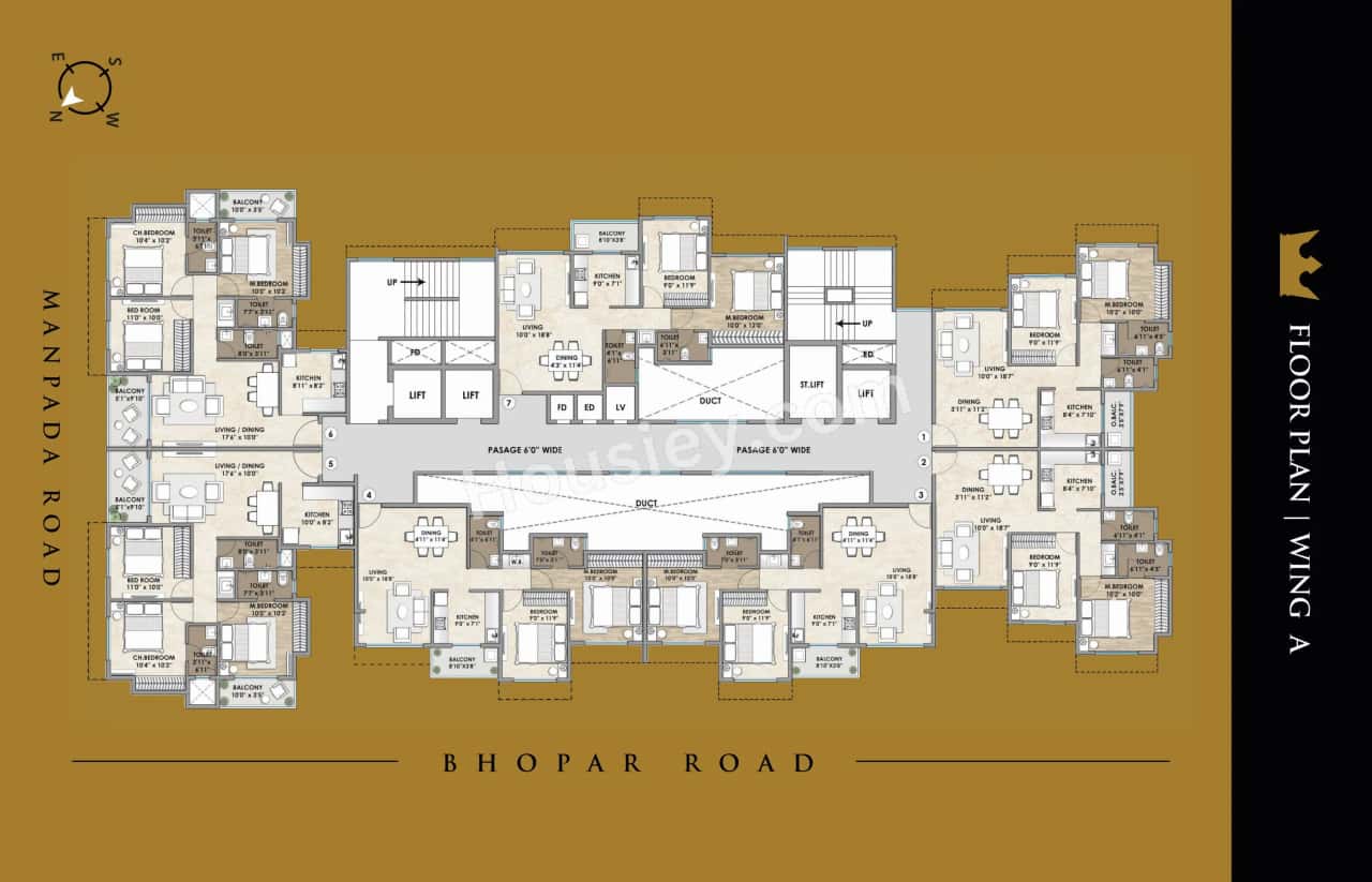 Mahaavir Pride Floor plan 1