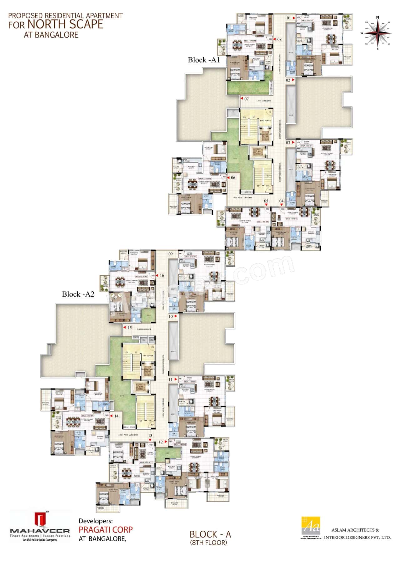 Mahaveer Northscape Floor plan 2