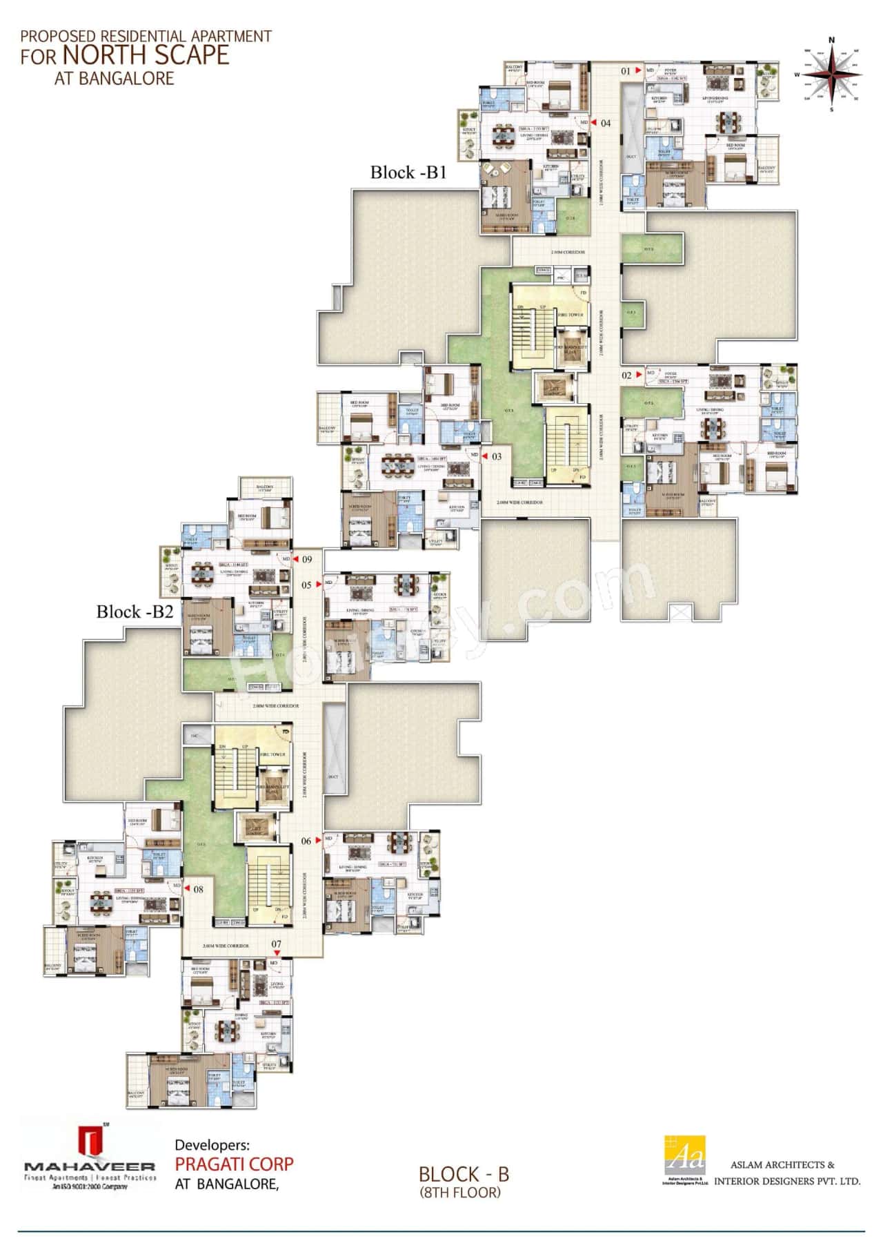 Mahaveer Northscape Floor plan 4