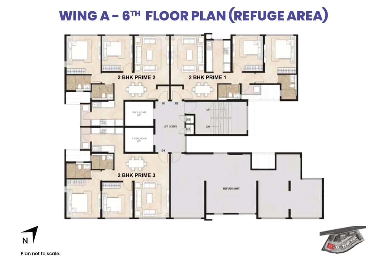 Mahindra Alcove Floor plan 1
