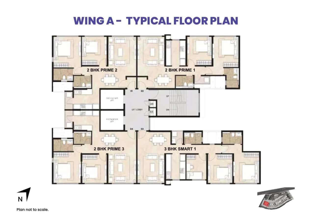 Mahindra Alcove Floor plan 2