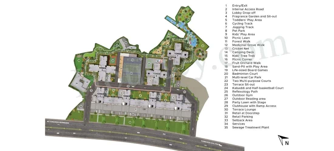 Mahindra Happinest Kalyan Master Plan