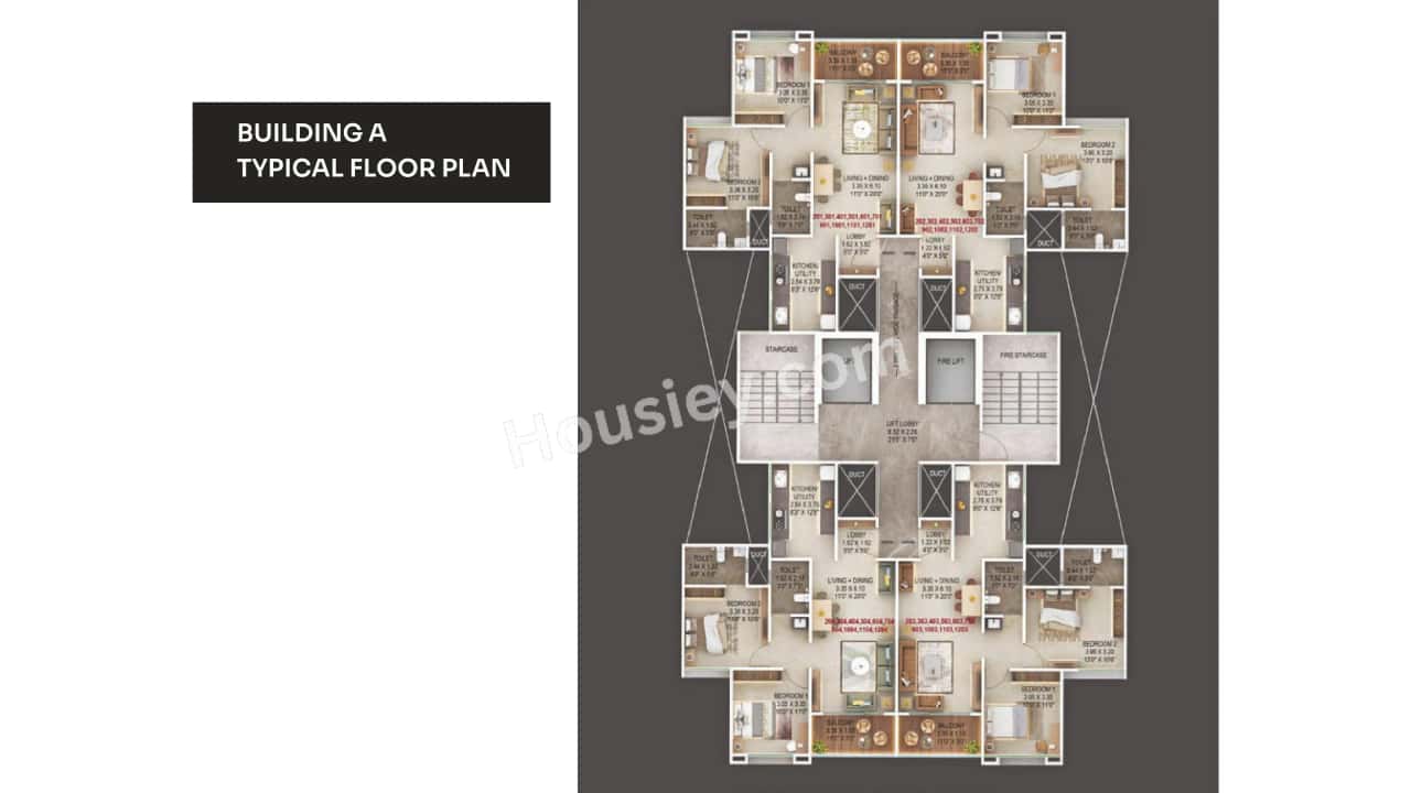 Majestique Aravali Floor plan 2