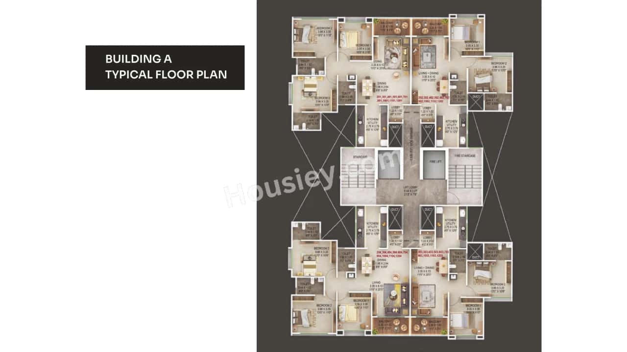 Majestique Aravali Floor plan 3