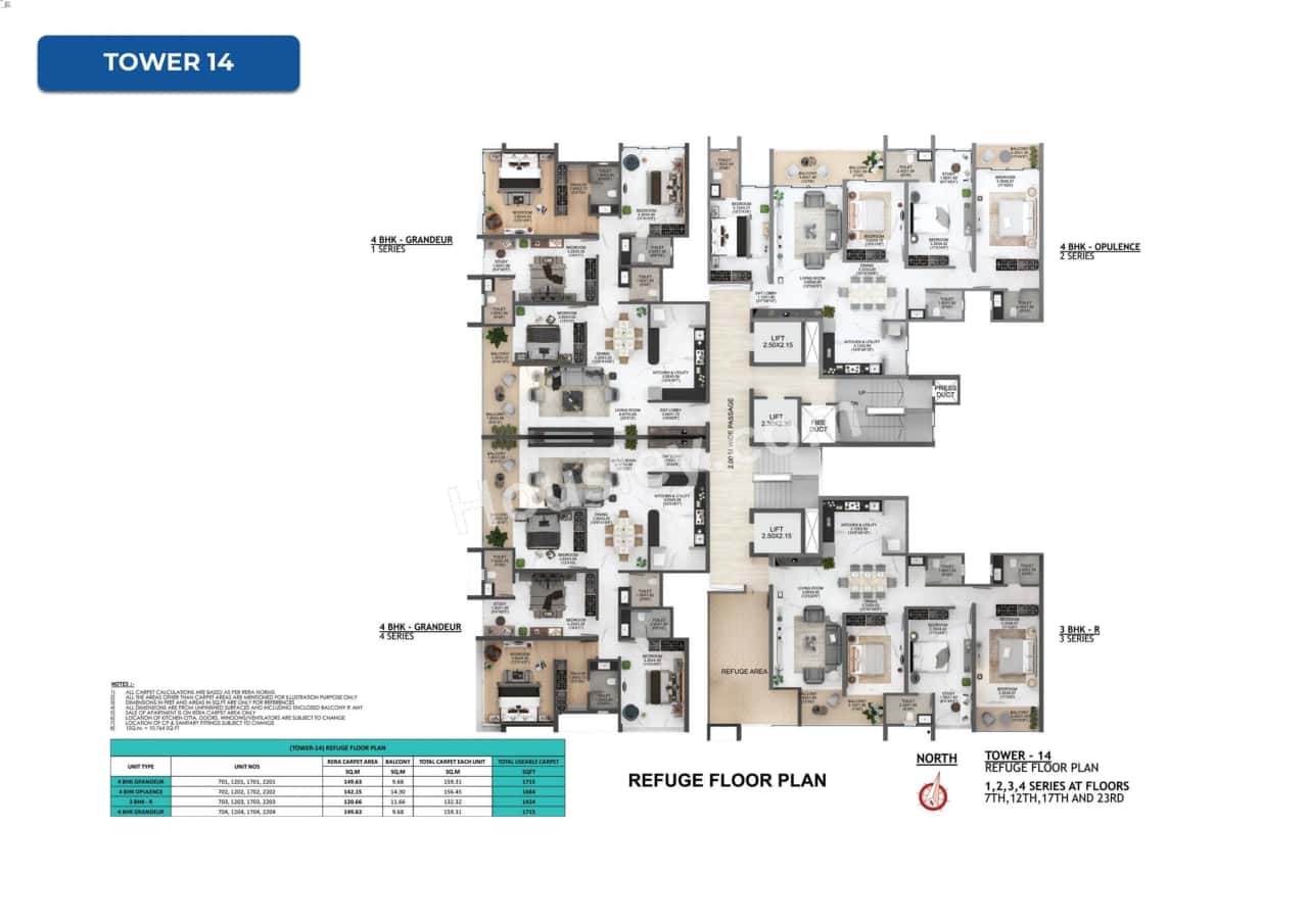 Majestique Evolvus Floor plan 16