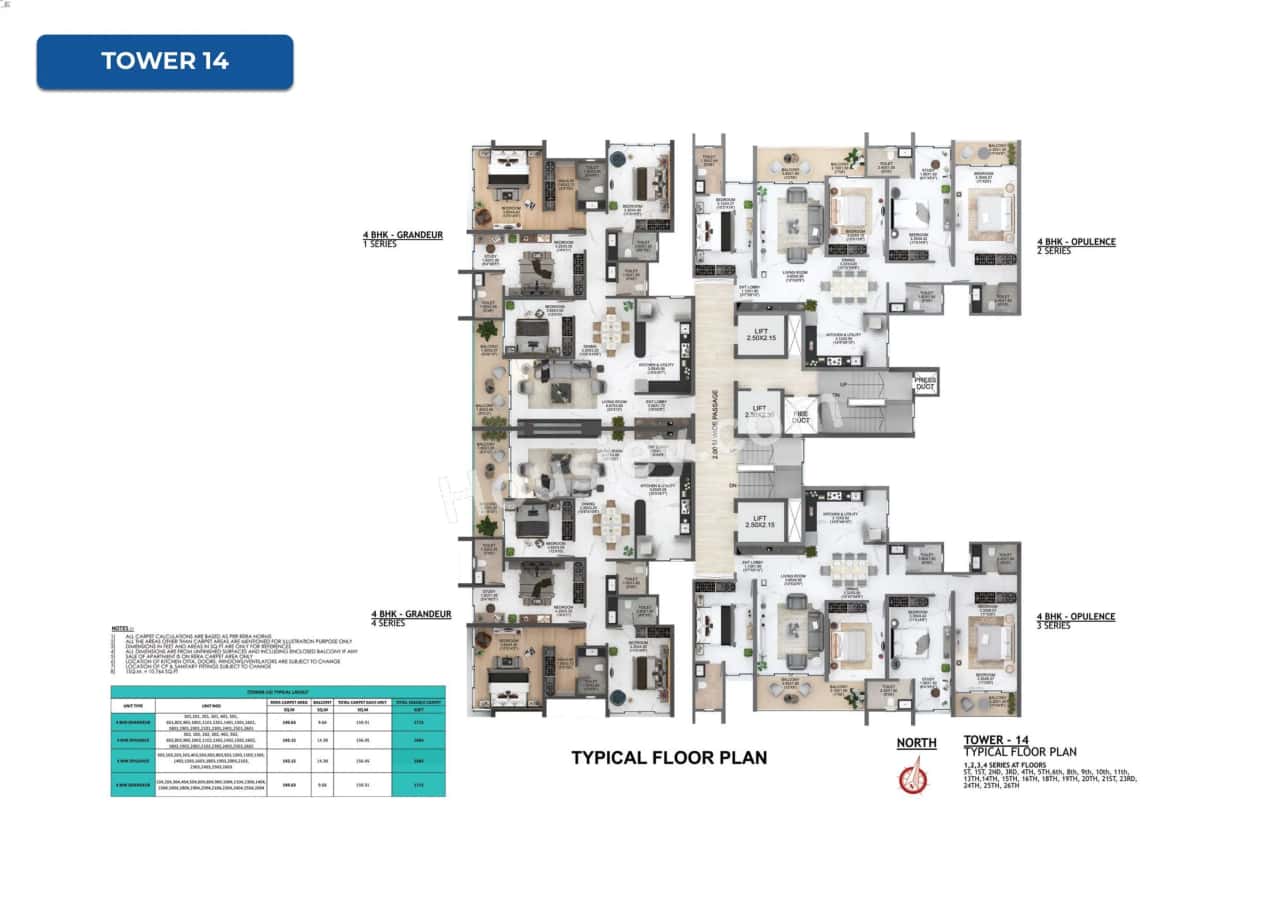 Majestique Evolvus Floor plan 17