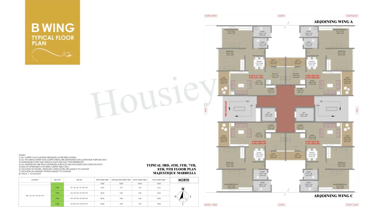 Majestique Marbella Floor plan 1