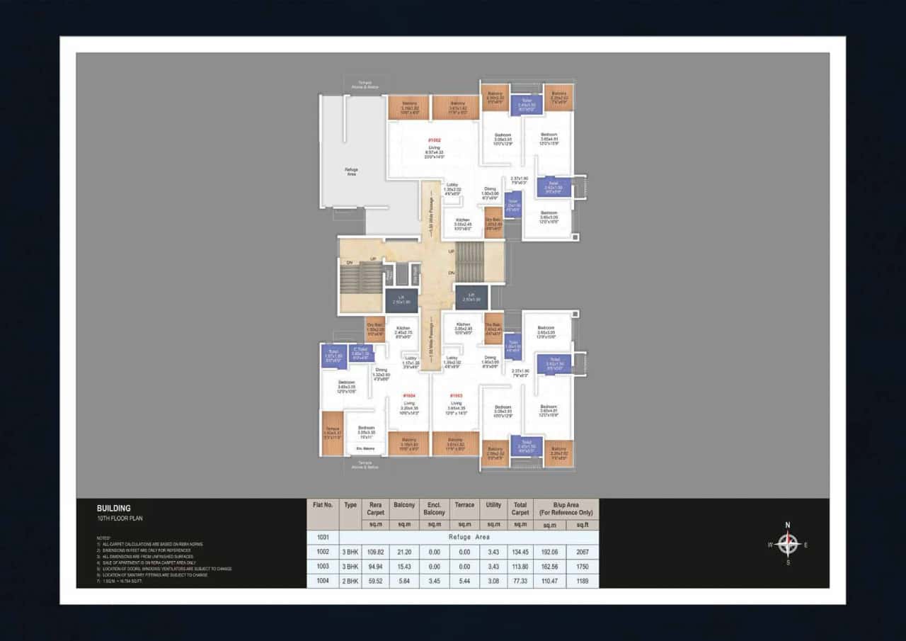 Majestique Signature Towers Floor plan 3