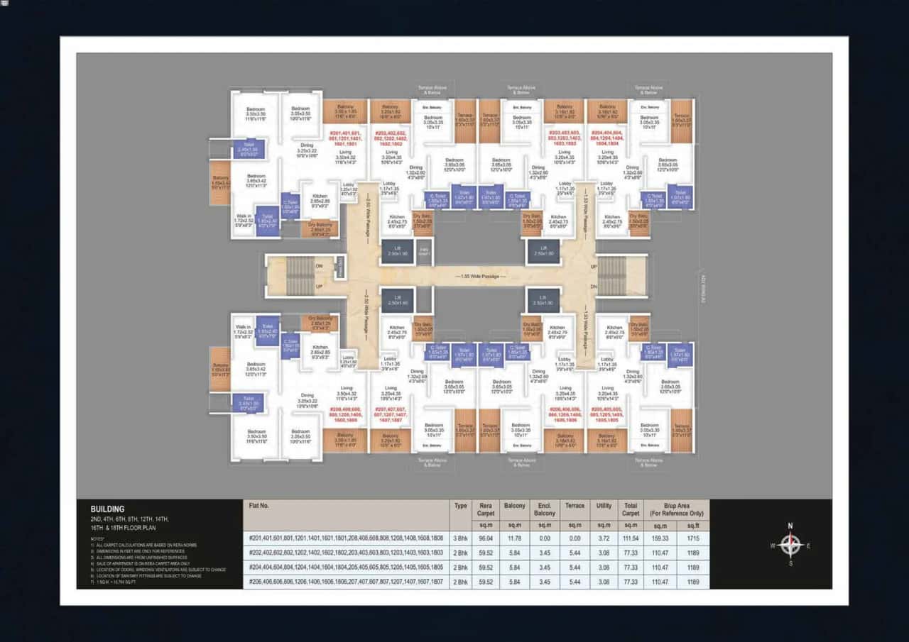 Majestique Signature Towers Floor plan 2